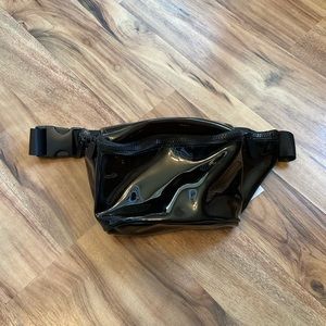 NWT Shade & Shore, Transparent Fanny Pack, Black